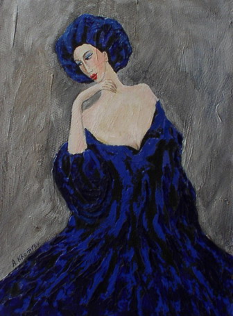 Contemplation in Blue